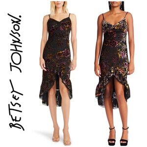 chinese dress ladies *BEAUTIFUL BETSEY JOHNSON EVENING GRAND SWEEP SILK CHIFFON PARTY DRESS  ENCRUSTED WITH SPARKLING SEQUINS IN MERMAID